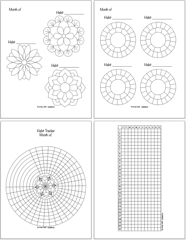 9+ free habit tracker printables (so you can finally form positive